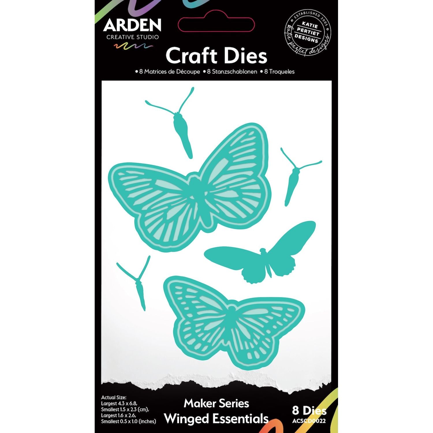 Arden Creative Studio Maker Series Winged Essentials Dies acscd0022
