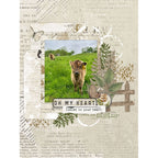 Arden Creative Studio Maker's Marks Clear Stamps acscs0006 heart 