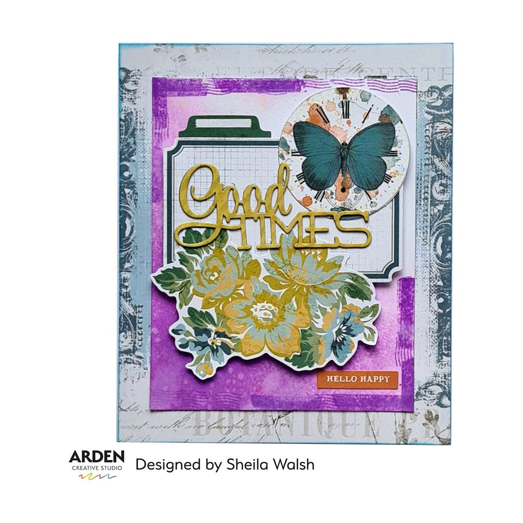 Arden Creative Studio Page Starters Ephemera Pack acsep0003 good times