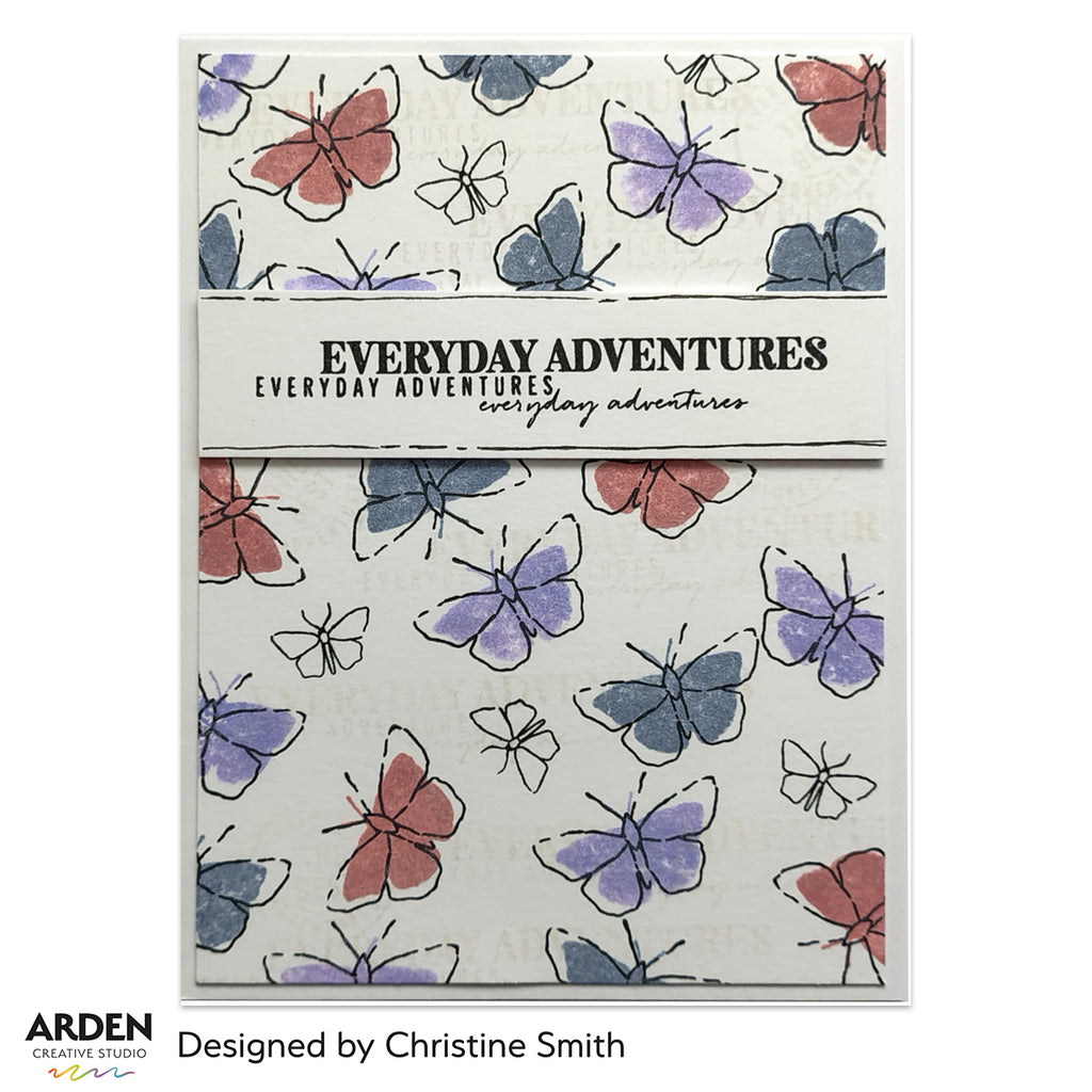 Arden Creative Studio Postmarked Adventures Clear Stamps acscs0009 everyday
