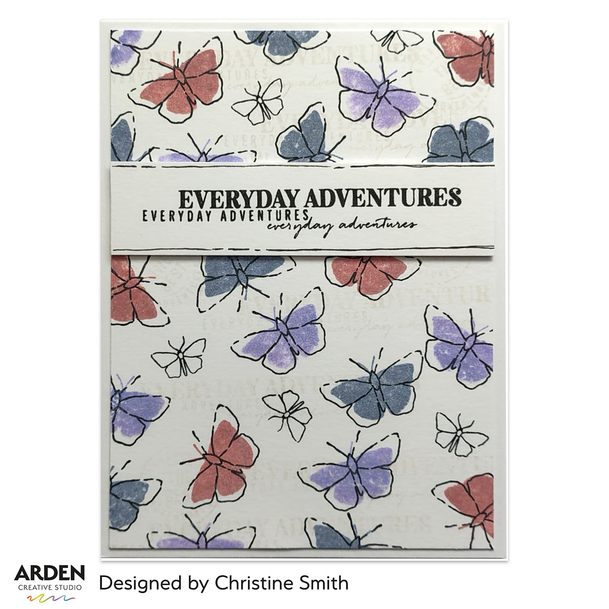 Arden Creative Studio Postmarked Adventures Clear Stamps acscs0009 everyday