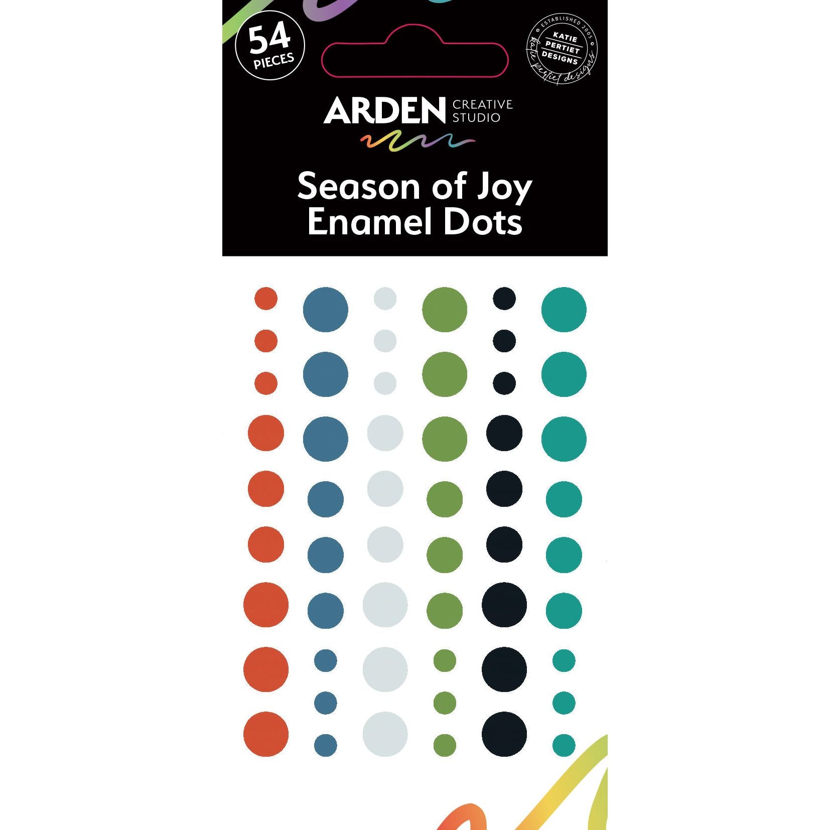 Arden Creative Studio Season of Joy Enamel Dots acsed0003