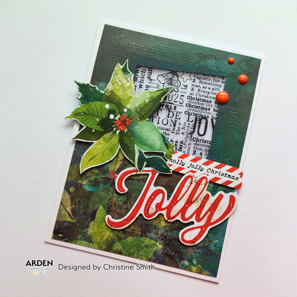Arden Creative Studio Season of Joy Essentials Ephemera Pack acsep0005 jolly