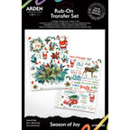 Arden Creative Studio Season of Joy Rub-On Transfer Set acsro0004