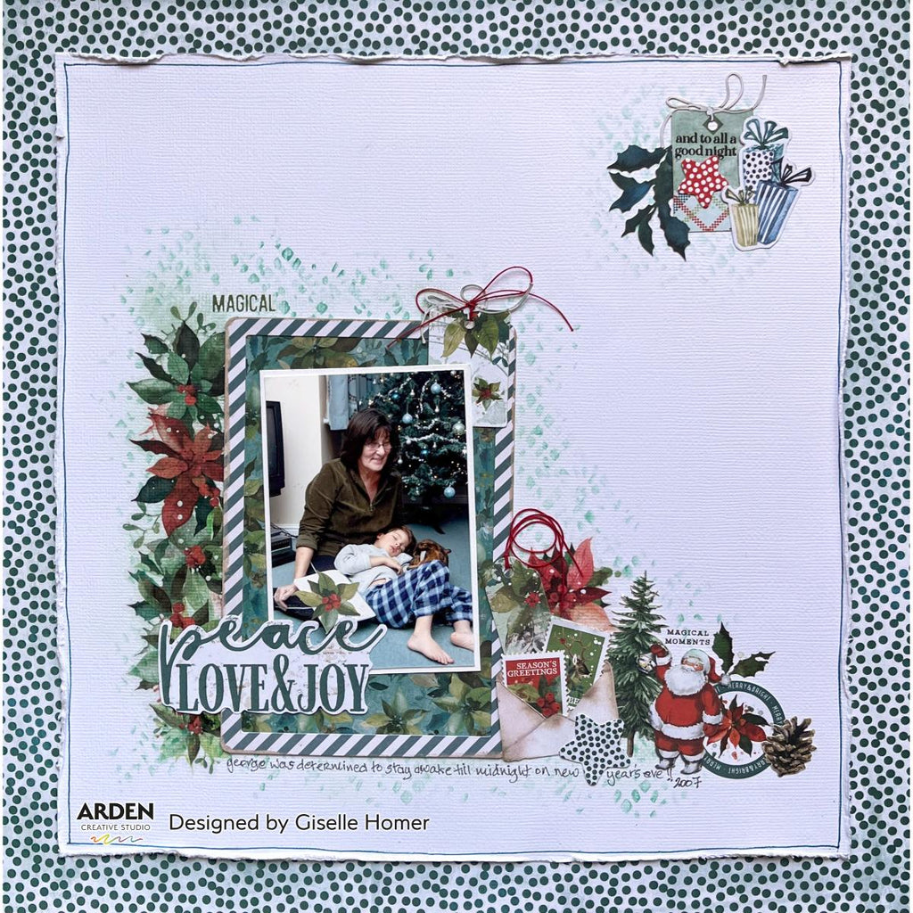 Arden Creative Studio Season of Joy Solids 12x12 Paper Pad acspp0010 joy