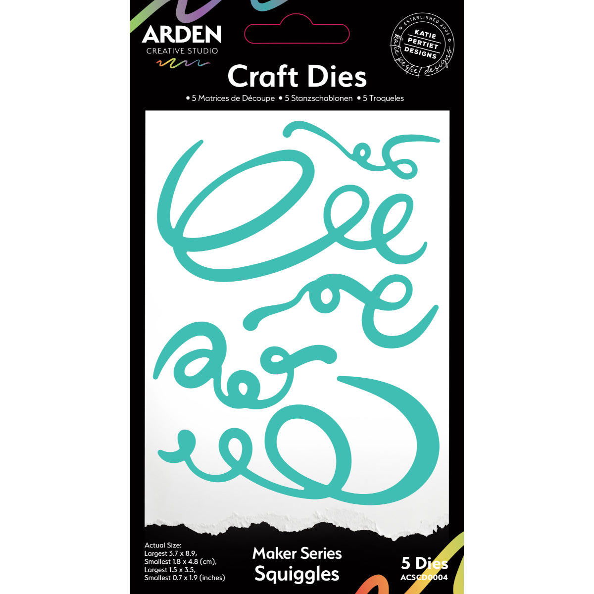 Arden Creative Studio Squiggles Dies acscd0004
