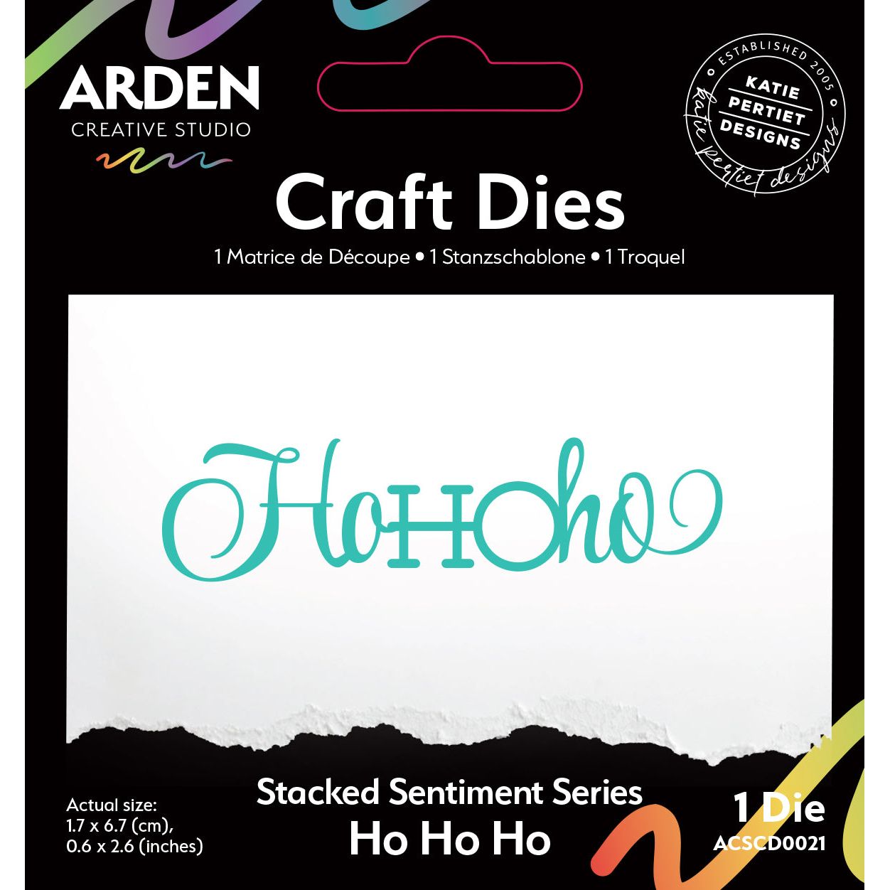 Arden Creative Studio Stacked Ho Ho Ho Die acscd0021