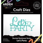 Arden Creative Studio Stacked Let's Party Die acscd0014
