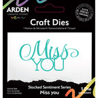 Arden Creative Studio Stacked Miss You Die acscd0010

