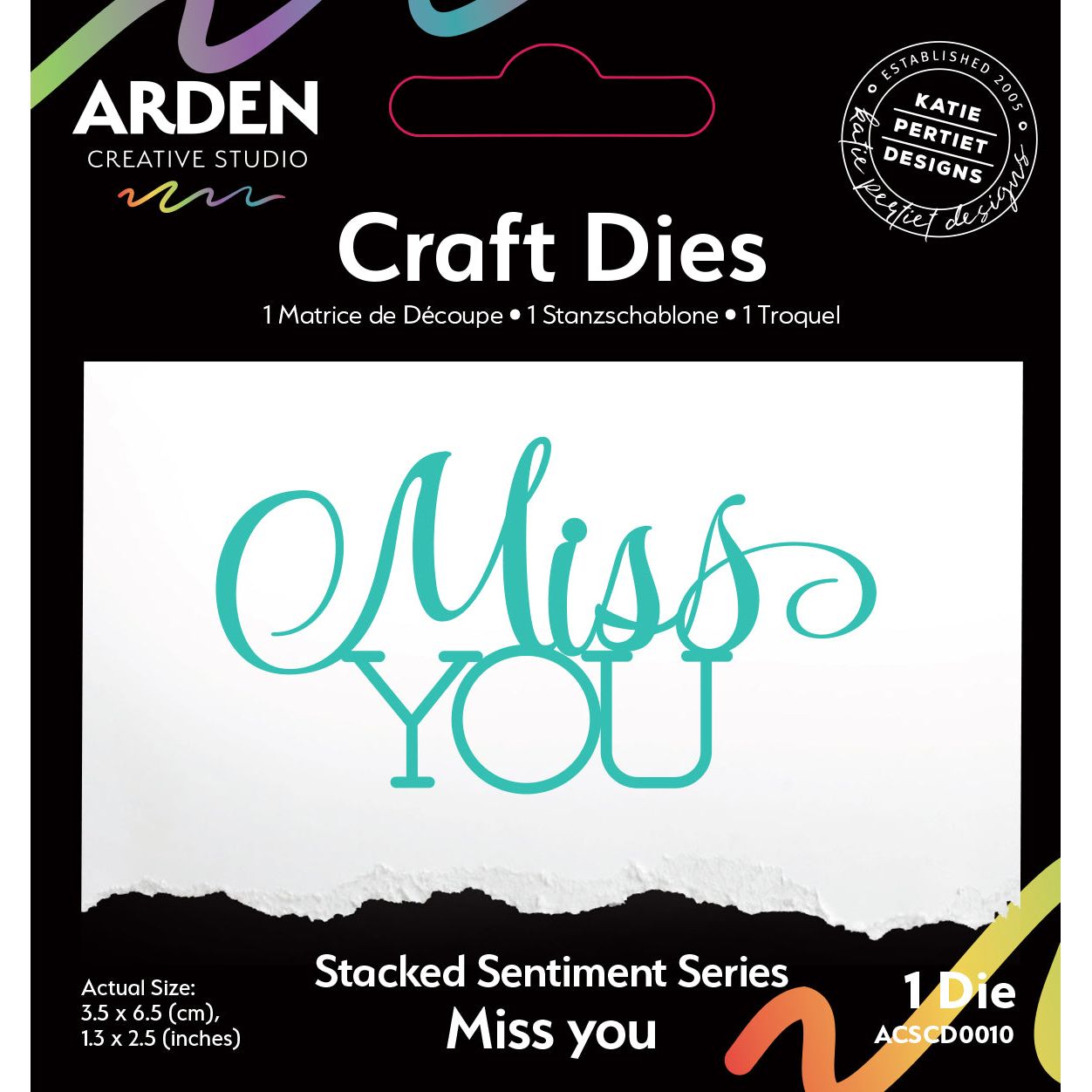 Arden Creative Studio Stacked Miss You Die acscd0010
