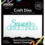 Arden Creative Studio Stacked Season's Greetings Die acscd0017