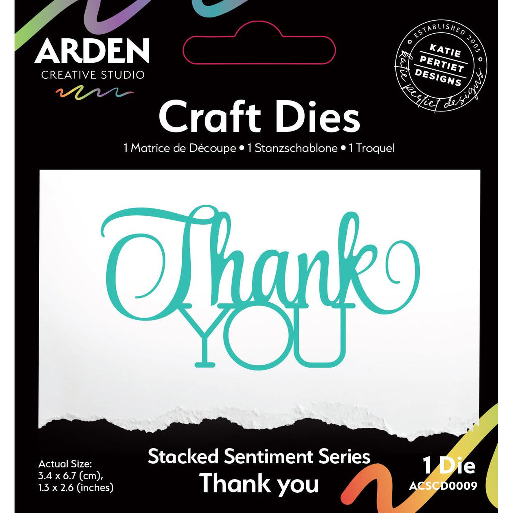 Arden Creative Studio Stacked Thank You Die acscd0009
