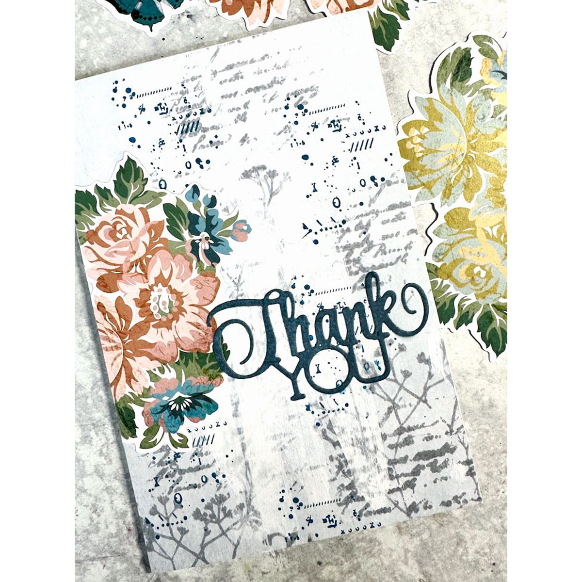 Arden Creative Studio Stacked Thank You Die acscd0009 rose