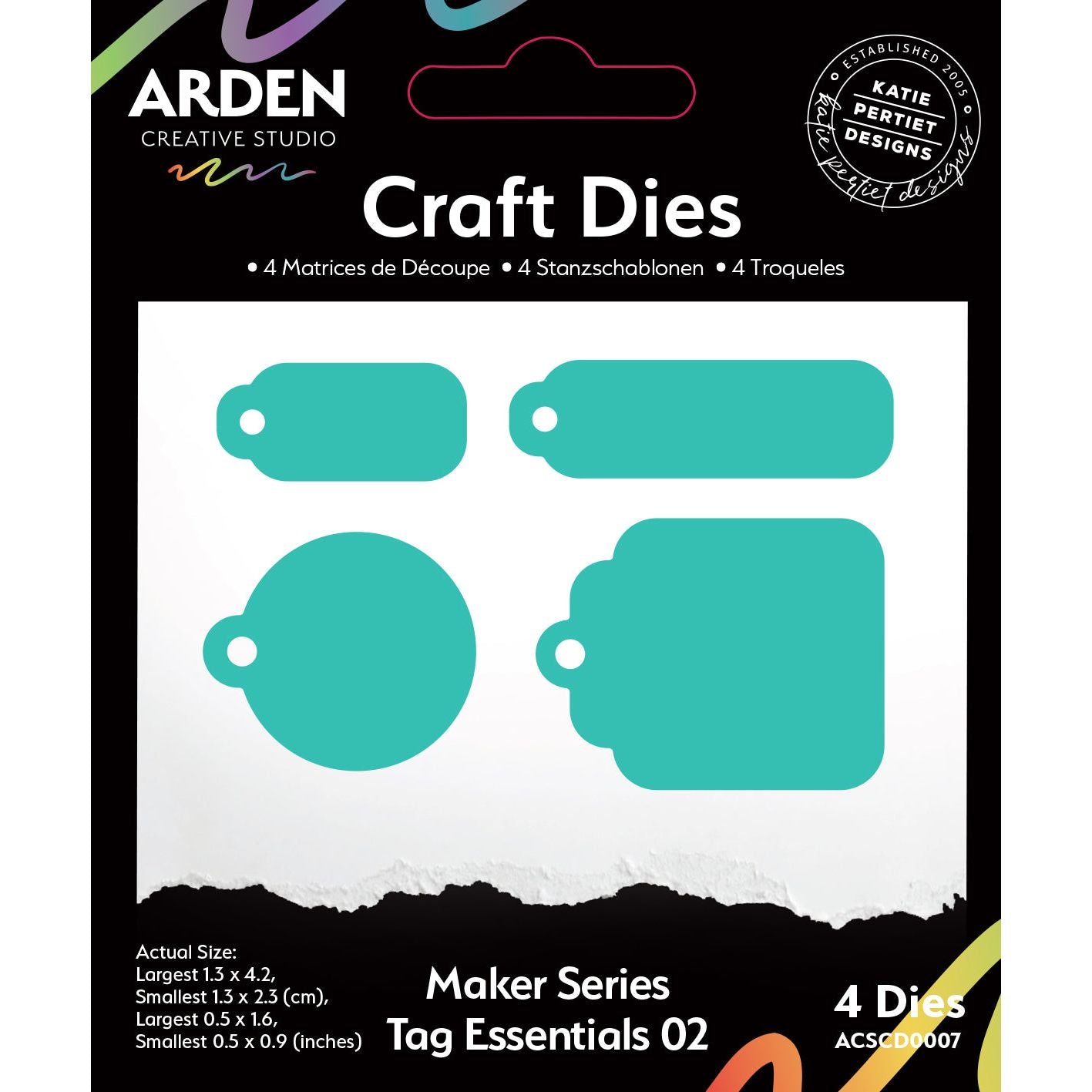 Arden Creative Studio Tag Essentials 02 Die Set acscd0007
