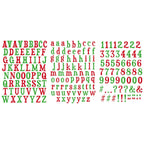 Arden Creative Studio Vintage Christmas Alphabet Stickers acsas0001 pages