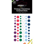 Arden Creative Studio Vintage Christmas Enamel Dots acsed0002