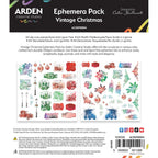 Arden Creative Studio Vintage Christmas Ephemera Pack acsep0004