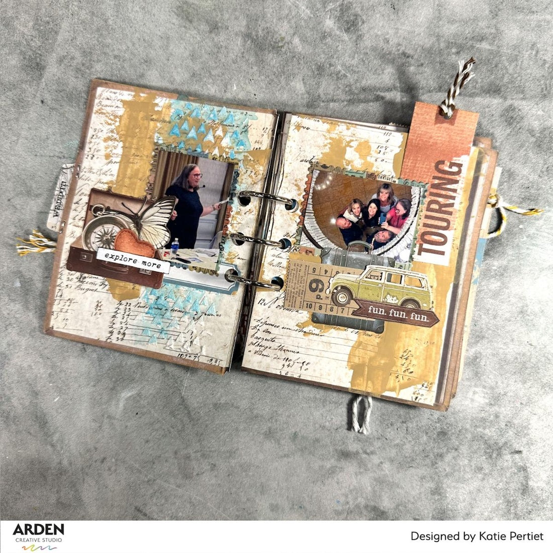 Arden Creative Studio Vintage Makers Bookmakers Ephemera Pack acsep0013 touring