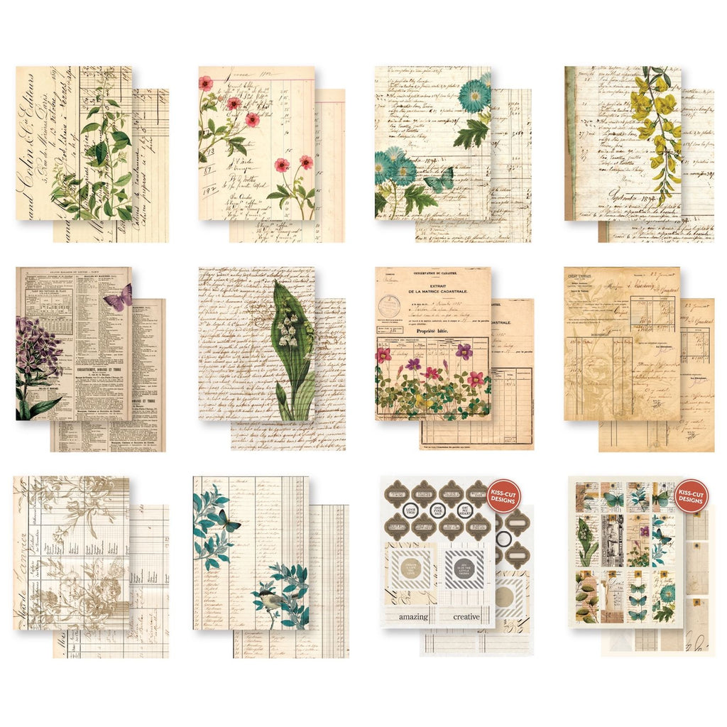 Arden Creative Studio Vintage Makers Ledger Essentials 6x8 Paper acspp0025 cardstock