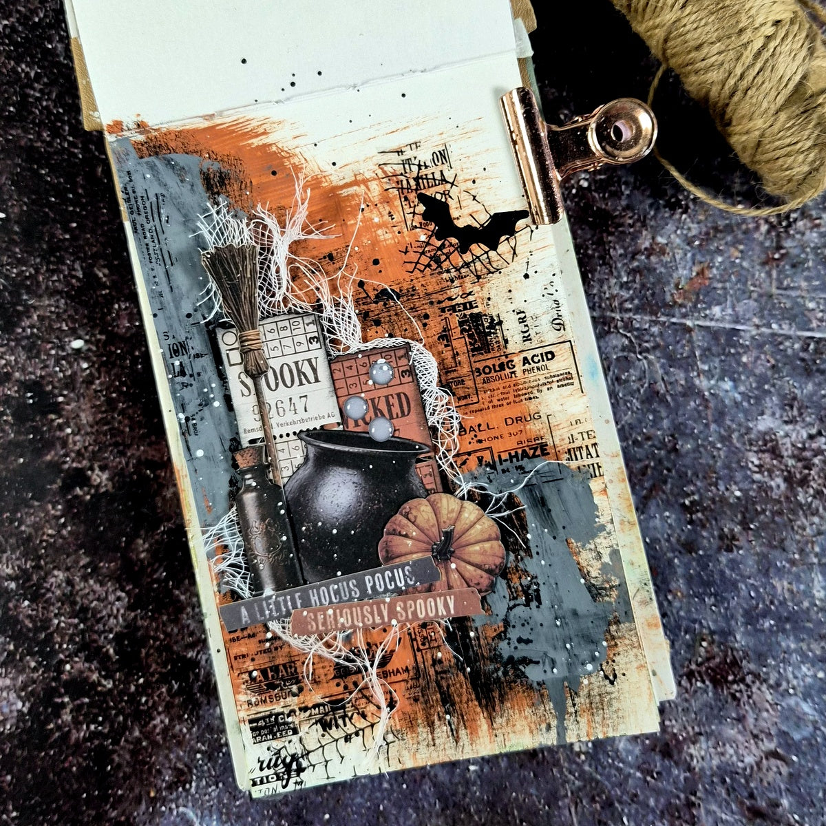 Arden Creative Studio Wicked Woods Laser Cuts acslc0011 broom bat pumpkin a little hocus pocus card vicky papaioannou | color-code:ALT01