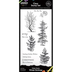 Arden Creative Studio Winter Etchings Clear Stamp Set acscs0012