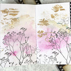 Arden Creative Studio Wispy Stems Clear Stamps acscs0008 butterfly