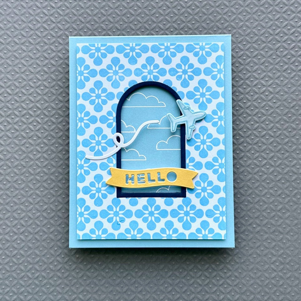  Simon Says Clear Stamps Around the World 2063ssc Sunny Vibes Hello Card | color-code:ALT02