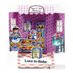 Art Impressions Bakery Matchbooks Stamps and Dies 6013 Love to Bake