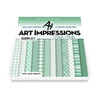 Art Impressions Basic Green 6x6 Inch Double-Sided Paper Pack 6009