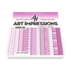 Art Impressions Basic Pink 6x6 Inch Double-Sided Paper Pack 6010