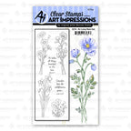 Art Impressions Bible Journaling Long Stem Stamps 6218
