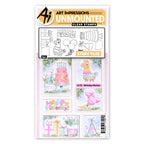 Art Impressions Birthday Wishes Story Tiles Stamps 6178