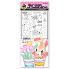 Art Impressions Bunny Hugs Stamp and Die Set 6008