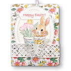 Art Impressions Bunny Hugs Stamp and Die Set 6008 Happy Easter