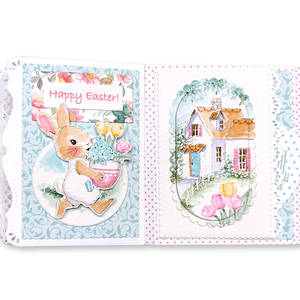 Art Impressions Bunny Hugs Stamp and Die Set 6008 House