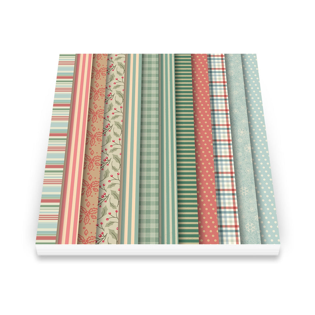 Art Impressions Classic Christmas 6x6 Inch Double-Sided Paper Pack 5962 inside