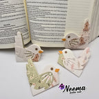 Art Impressions Corner Bird Bookmark Dies 6209 four paper pieced variations
