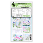 Art Impressions Cottage Charm Story Tiles Stamps 6179