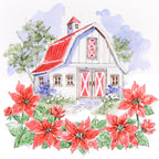 Art Impressions Country Chapel Stamps 6249 barn