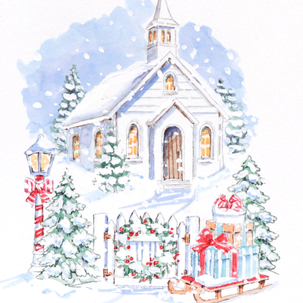 Art Impressions Country Chapel Stamps 6249 chapel