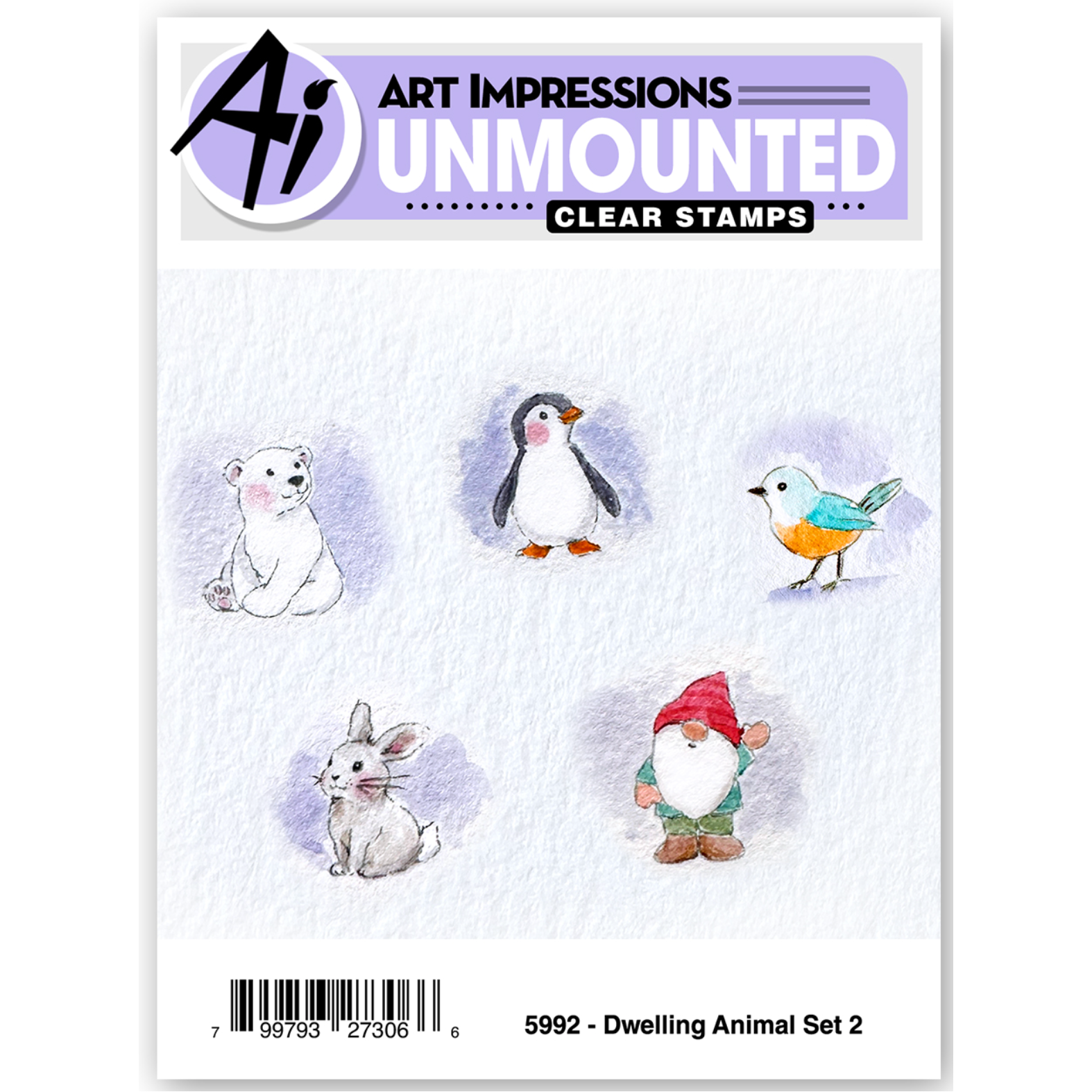 Art Impressions Dwelling Animal 2 Stamps 5992