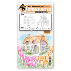 Art Impressions Euro Cottage Stamps 6184