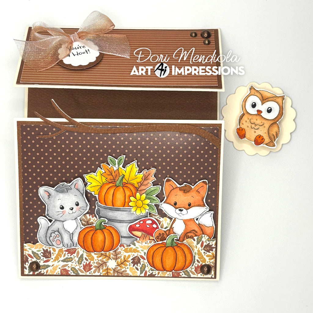 Art Impressions Fall Keepsake Stamps and Dies 6105 dimensional project
