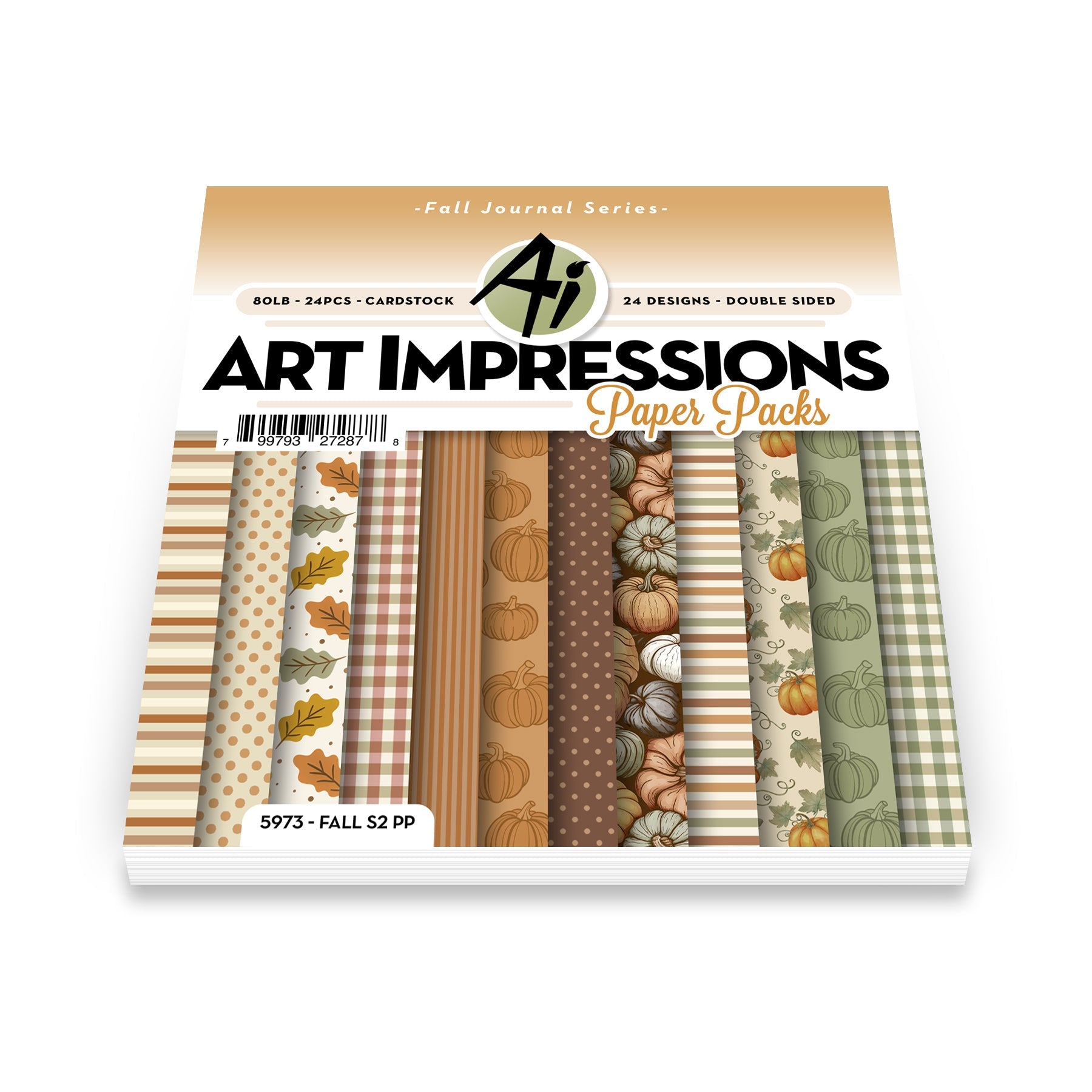Art Impressions Fall Series 2 6x6 Inch Double-Sided Paper Pack 5973