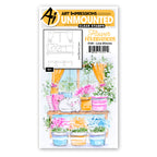 Art Impressions Flower Foundations Love Blooms Shop Stamps 6195