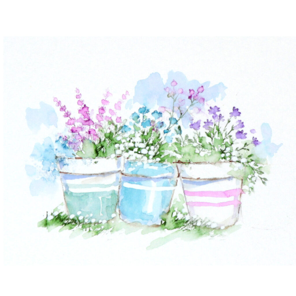 Art Impressions Flower Set 7 Stamps 6271 set 7 glamour