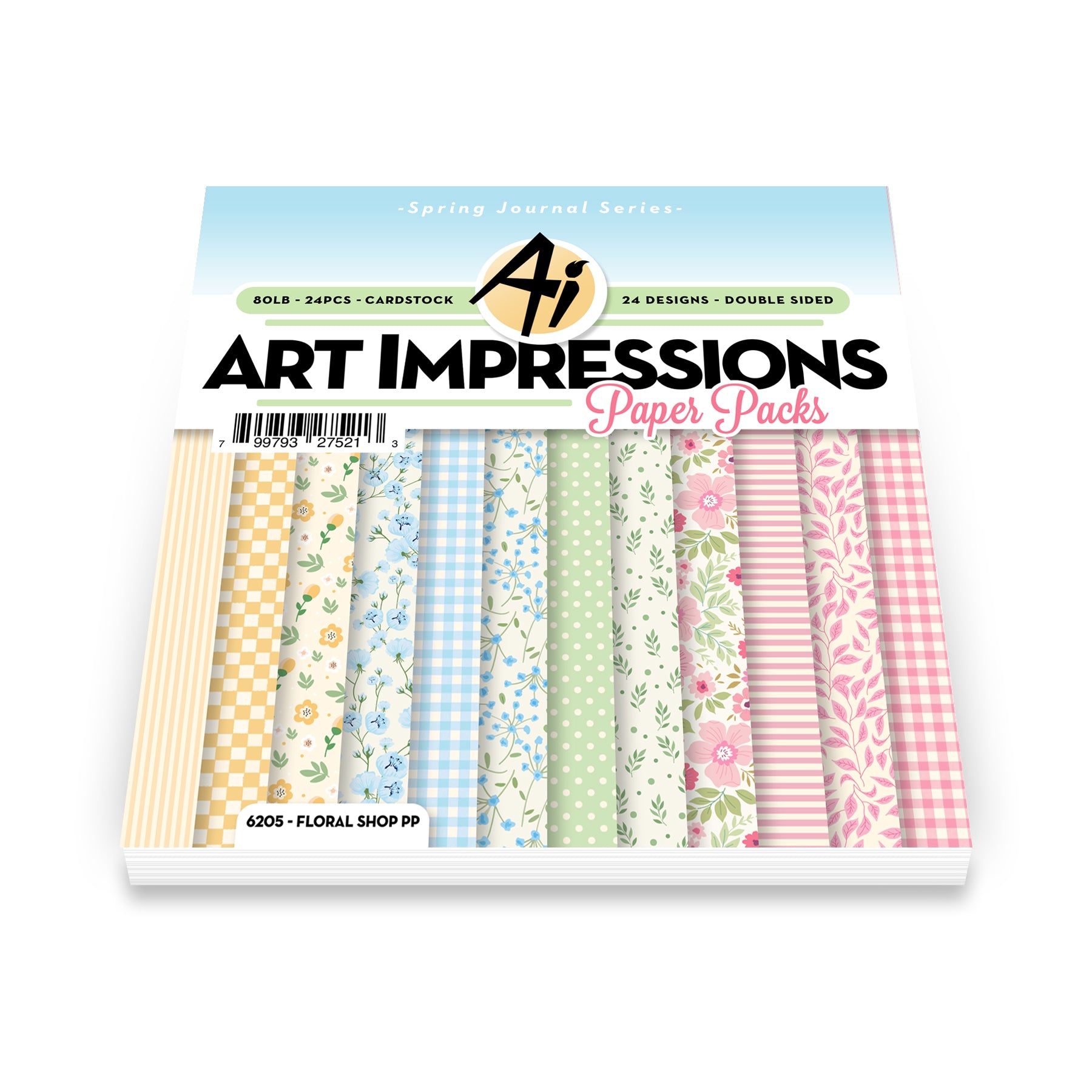 Art Impressions Flower Shop 6x6 Inch Paper Pack 6205