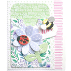 Art Impressions Flower and Bug Dies 6041 Mom