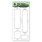 Art Impressions Frameworks Set 4 Stamps 6222