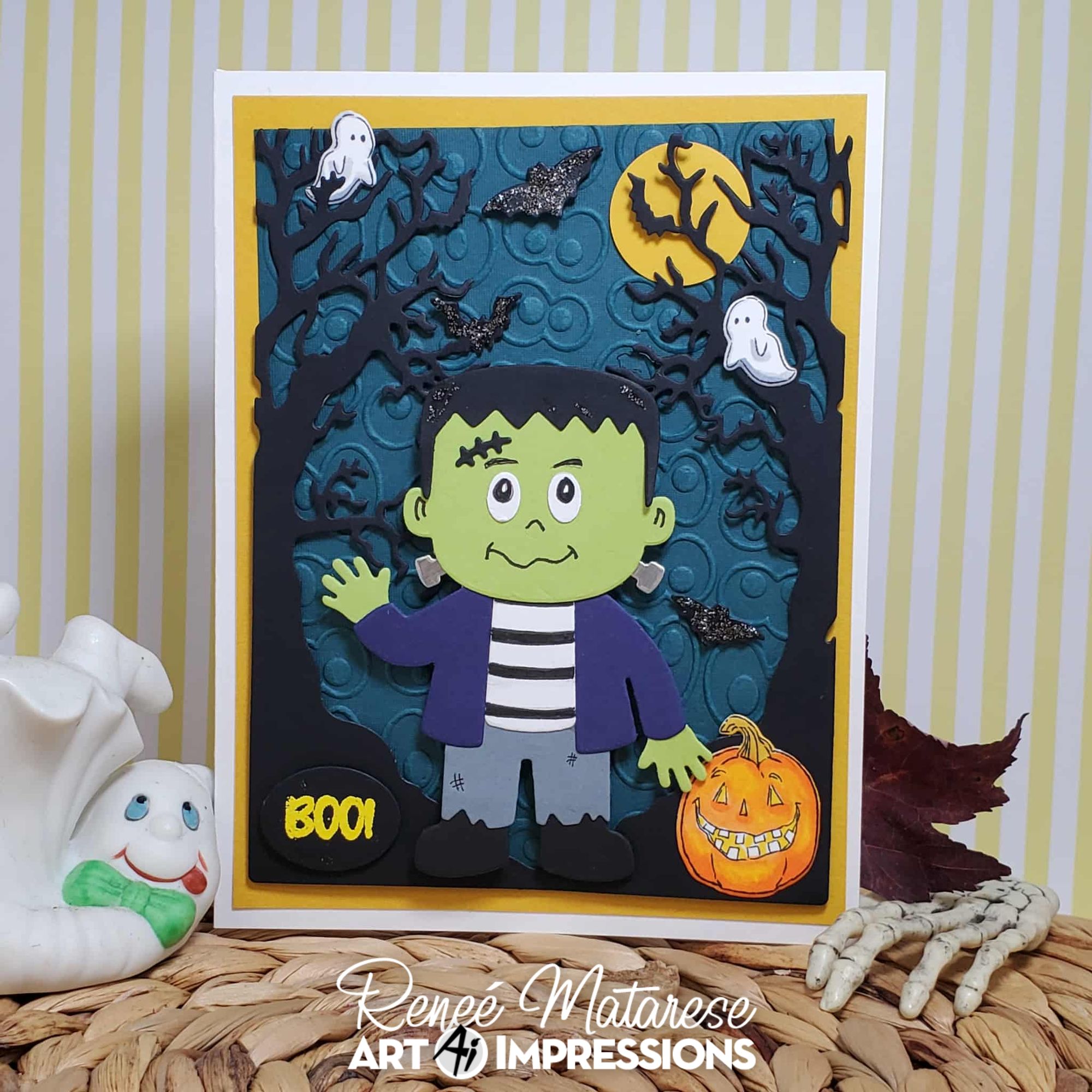 Art Impressions Frankenstein Puppet Dies 6120 boo
